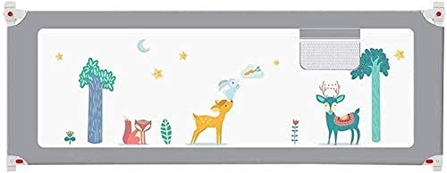 Garde-corps de lit pour enfants réglable 75-92cm pour sécuriser le sommeil des tout-petits