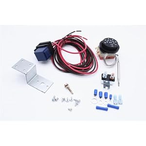 12V Adjustable Electric Radiator Fan Thermostat Control Relay Wire Kit for Car Truck