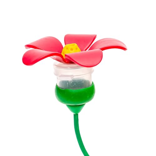 Hat Hummingbird Feeder, Mini Hummingbird Feeder with Random Color Clip,Easy to Clean and Refill Plastic Humming Bird Feeder, 10 ml
