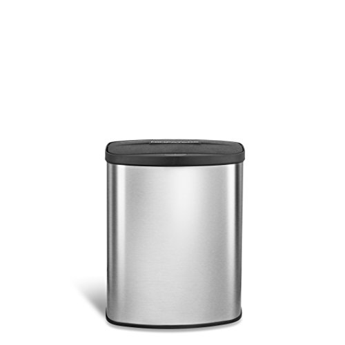 Bote de basura automático con sensor de movimiento 8 L acero inox miniatura 2