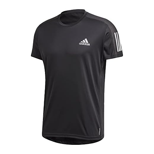 adidas Camiseta masculina Own The Run, Preto, GG