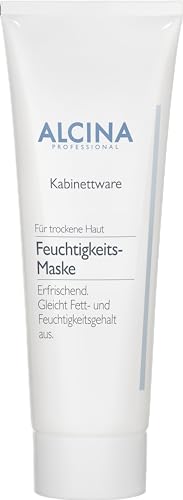 ALCINA Feuchtigkeits-Maske - 1 x 250 ml - Trockene Haut - Erfrischt & gleicht den Fett- und Feuchtigkeitshaushalt aus - Gegen trockenheitsbedingten Juckreiz