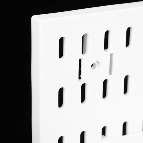 Organizador de Panel Perforado Blanco estante multifuncional gancho resistente 4