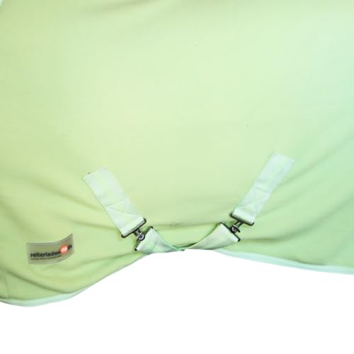 Foto von RL24 - Abschwitzdecke mit Kreuzgurt BASICLINE hellgrün 135cm