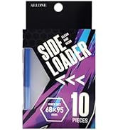 Allone Side Loader Card Case, Card Storage Size, 3.7 x 2.7 inches (95 x 68 mm), Blue, 10 Cards, One Size Larger Than Regular Size Cards, Protects From Scratches and Dirts, ALG-T...