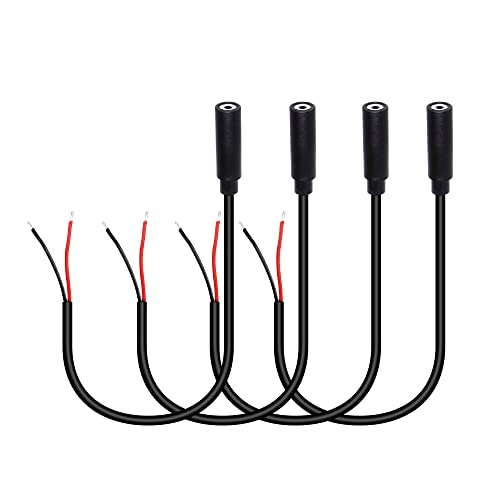 Cable audio estéreo con conector hembra 2.5mm TS 2 polos 4 unidades miniatura 1
