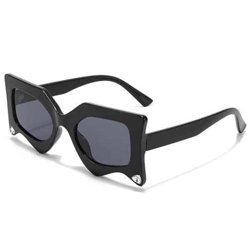 Lunettes de soleil irrégulières femme vintage punk protection UV400 tendance