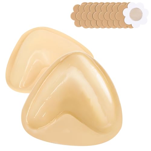 Sticky Bra Breast Enhancement, Sticky Bra Push Up Double Sided Bra Inserts Bra Pads for Bikini & Swimsuit Sport