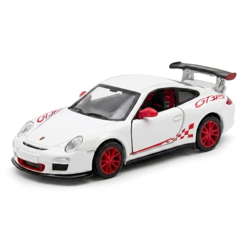 Image of Wizplex Kinsmart Porsche 911 GT3 RS 1:36 Scale Officially Licensed Die-Cast Metal Car Model - Pull-Back Action Openable Doors Race Car Collectible Toy for Kids