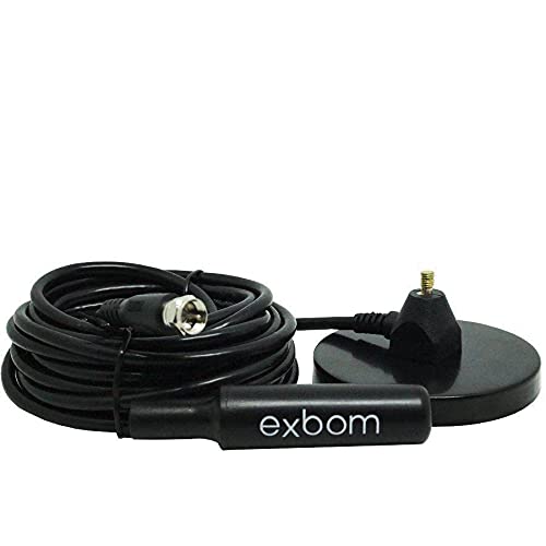 Mini Antena Tv Digital Interna Externa Hdtv Uhf Vhf Fm 4.0 Dbi 4mts Exbom – AN-I4040A