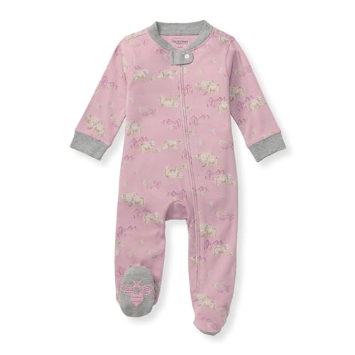 Image of Burt's Bees Baby Boys Footless Pajamas, Sleep and Play Loose Fit, 100% Organic Cotton Soft One-piece PJs, Sizes NB to 6-9 Months