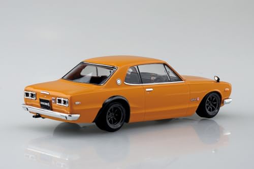 Aoshima Easy Plastic Snap Kit, Nissan C10 Skyline 2000GT-R, 1:32 miniatura 3