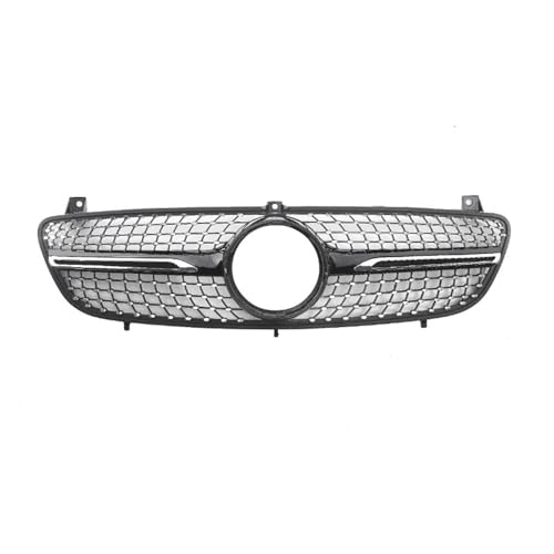 Parrilla carreras tuning para Mercedes Viano Vito W639 2007 2008 rejilla ABS blanco
