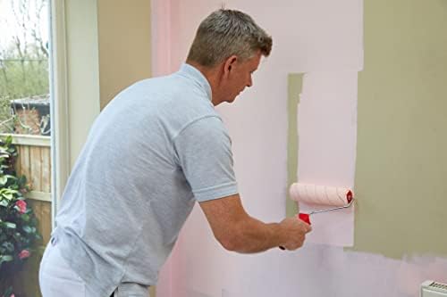 ProDec PRRE023 9 inch x 1.75" Woven Trade Professional Paint Rollers 6 pack for A Smooth Finish Painting with Emulsion and Masonry Paints on Interior and Exterior Walls and Ceilings, 9"