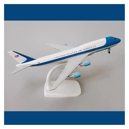 Avión de metal Air Force One Boeing B747 de 20 cm ideal para decorar despachos 6