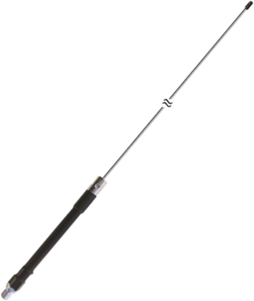 JBC1500 54-Inch Half-N-Half Series Antenna, 1000 Watt Rated, 5/16" Durable Fiberglass Base, 18 Gauge Copper Wire, 17-7 .100 Diameter Stainless Steel Whip