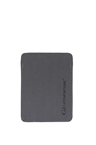 Lifeventure Herren Protected Passport Wallet, Made from Eco-Friendly Recycled, Grey RFID-geschützte Reisepasshülle, aus umweltfreundlichem recyceltem Material, grau, Einheitsgröße