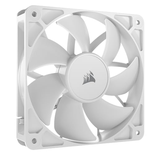 Image of CORSAIR RS120 120mm PWM Fan - Daisy-Chain Connection - Low-Noise - Magnetic Dome Bearing - Single Pack - White