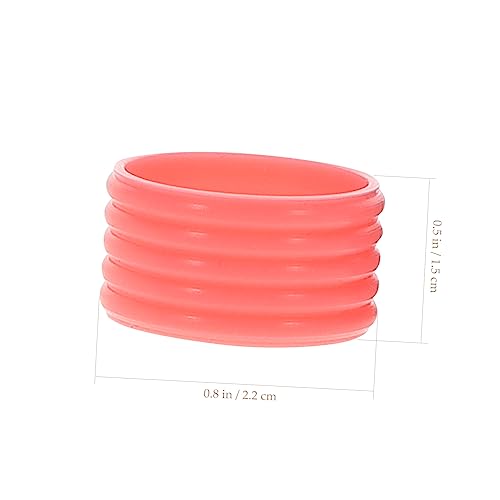 INOOMP 21 Peças Anel De Borracha De Vedação De Raquete Cabo De Tênis Overgrip Produtos Ao Ar Livre B