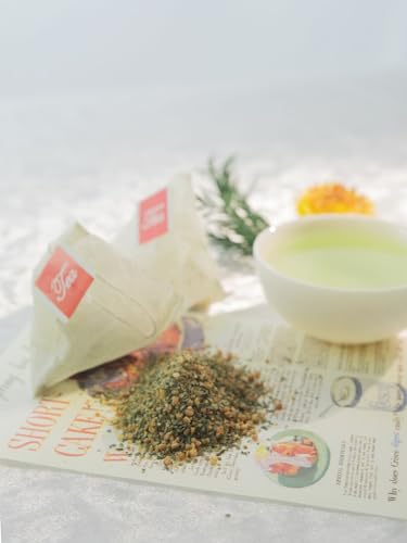 Image of TeeLux Genmaicha Tea Bags, Sencha Green Tea with Brown Rice & Matcha, 60ct