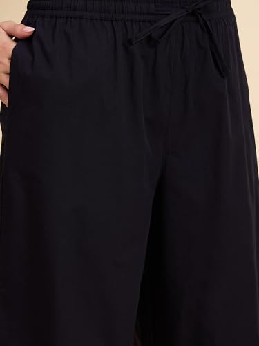 Image of Nermosa Women's Loose Cotton Relaxed Fit Palazzo