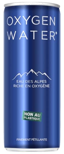 Oxygen Water Acqua in Lattina ricca di ossigeno Finemente Frizzante 24 pz da 25 cl.