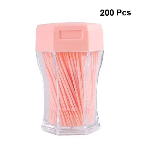 GLEAVI 200 Pçs Palitos De Dentes Macios Palitos De Plástico De Limpeza Interdental Para Limpeza De D
