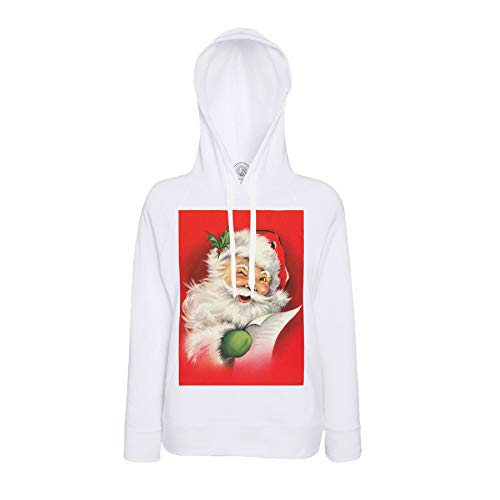 Sweat à capuche retro Santa Claus 50's pour un look de Noël vintage original