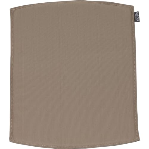 Siena Garden Sitzkissen District, Farbe Taupe Einfarbiges Design aus 100% Polypropylen (PP), mit Polyurethanfolie beschichtet
