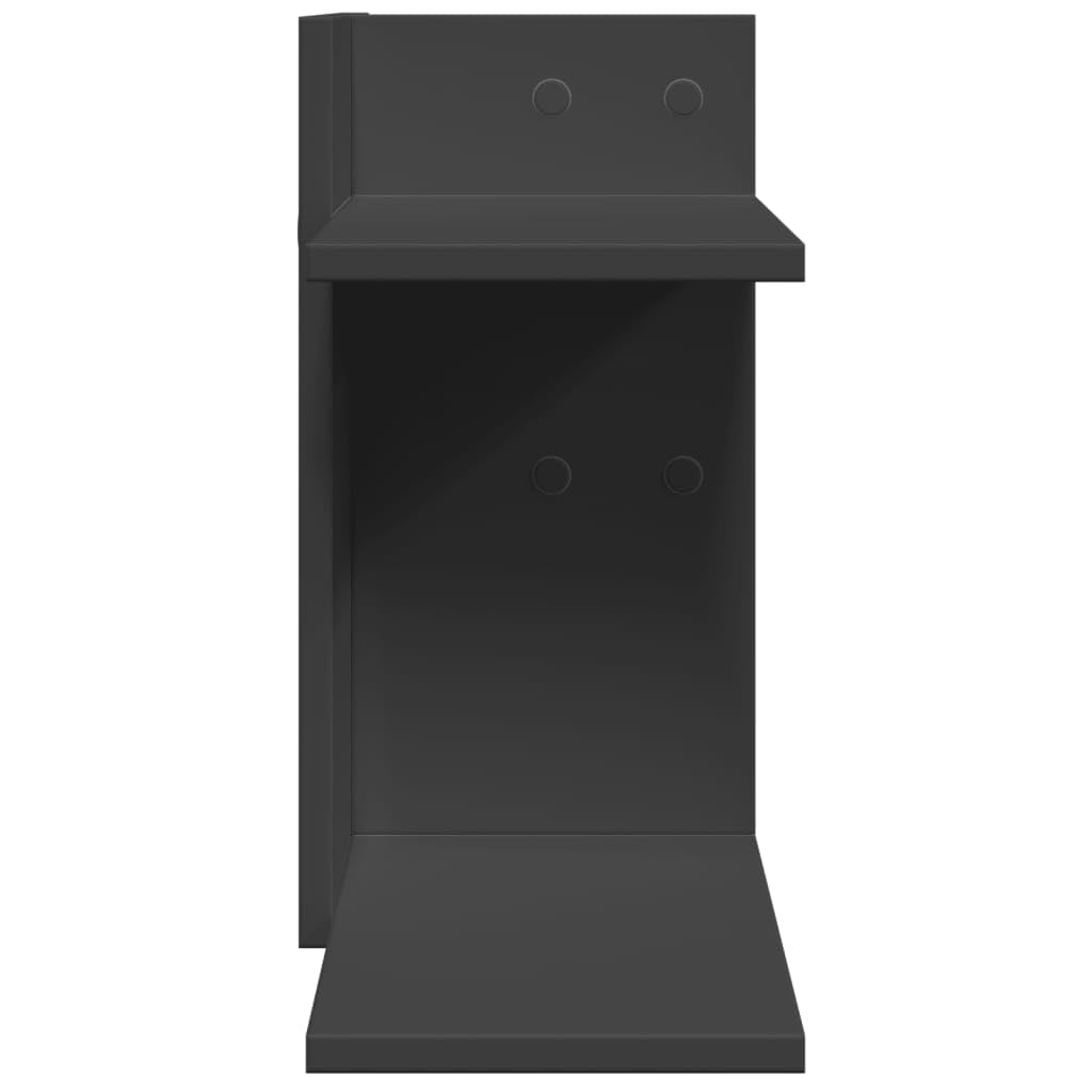 Homgoday Decorazione da Mobili, Organizer da Scrivania Nero 42x21,5x42 cm in Legno Multistrato, Arredo Decorazione da Mobili, Mobili da Interni/Esterni per Soggiorno Ufficio