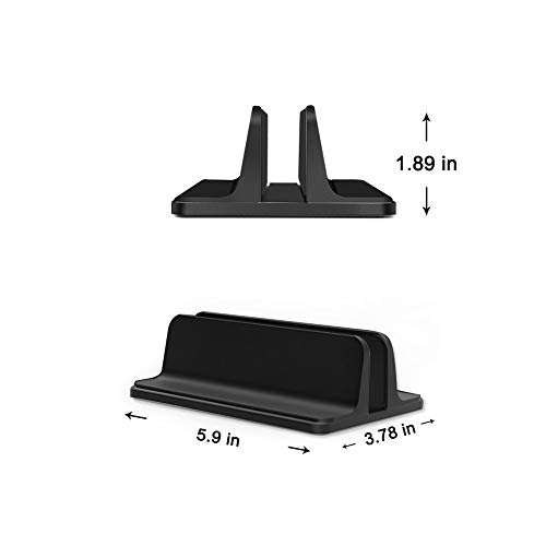 Soporte Vertical Ajustable para Laptop Negro miniatura 7