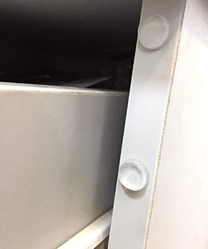 202 Pcs Combo Pack Clear Adhesive Bumper Pads, Round Spherical Square, Self Adhesive Sound Dampening Transparent Rubber Feet Pads for Cabinet Doors Drawers Glass Tops Picture Frames Cutting Boards