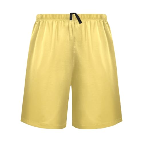 Caribbean Blue Mens Pajama Shorts PJ Sleep Shorts Lounge Shorts Sleepwear with Pockets Men, S2