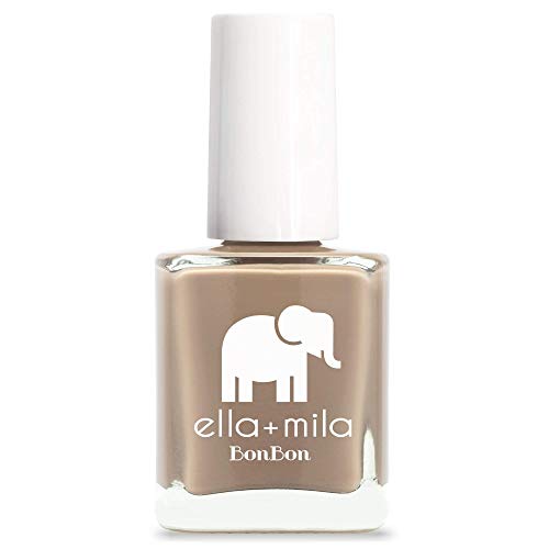ella+mila Professional, Quick Dry, Long-Lasting & Chip-Resistant Orange to Brown Nail Polishes (Mocha Dreams - 0.45 fl oz)