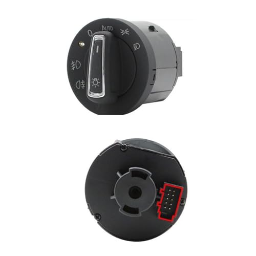 Interruptor de faros para Skoda Rapid 2019 de viaje nocturno y túneles 3