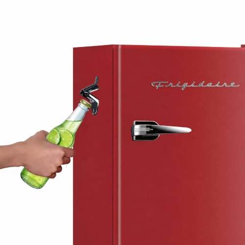 Frigidaire Retro Compact Fridge with Chiller, 3.2 cu ft Countertop Fridge with Built-in Bottle Opener, Compact Refrigerator for Office, Bedroom, Dorm Room or Cabin (Red) - image 8