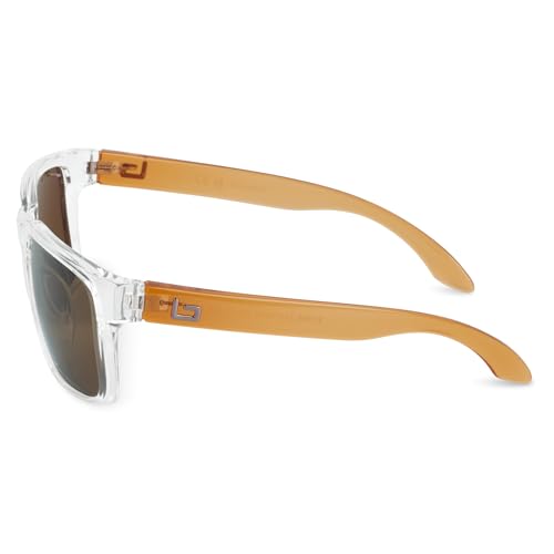 Image of BNUS Corning Glass Lens Sunglasses for Men Women, Polarized Option UV400 | Hard, scratch-resistant Corning glass lenses, UV protection, no-paint frame, spring hinges - ideal for driving & fishing