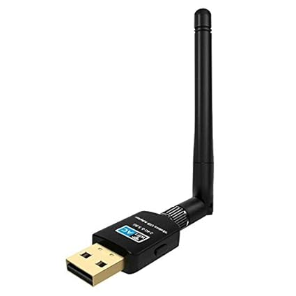 Echocart 600Mbps USB WiFi Adapter for Desktop Daul Band 2.4GHz/5GHz 433Mbps 802.11 a U7X3