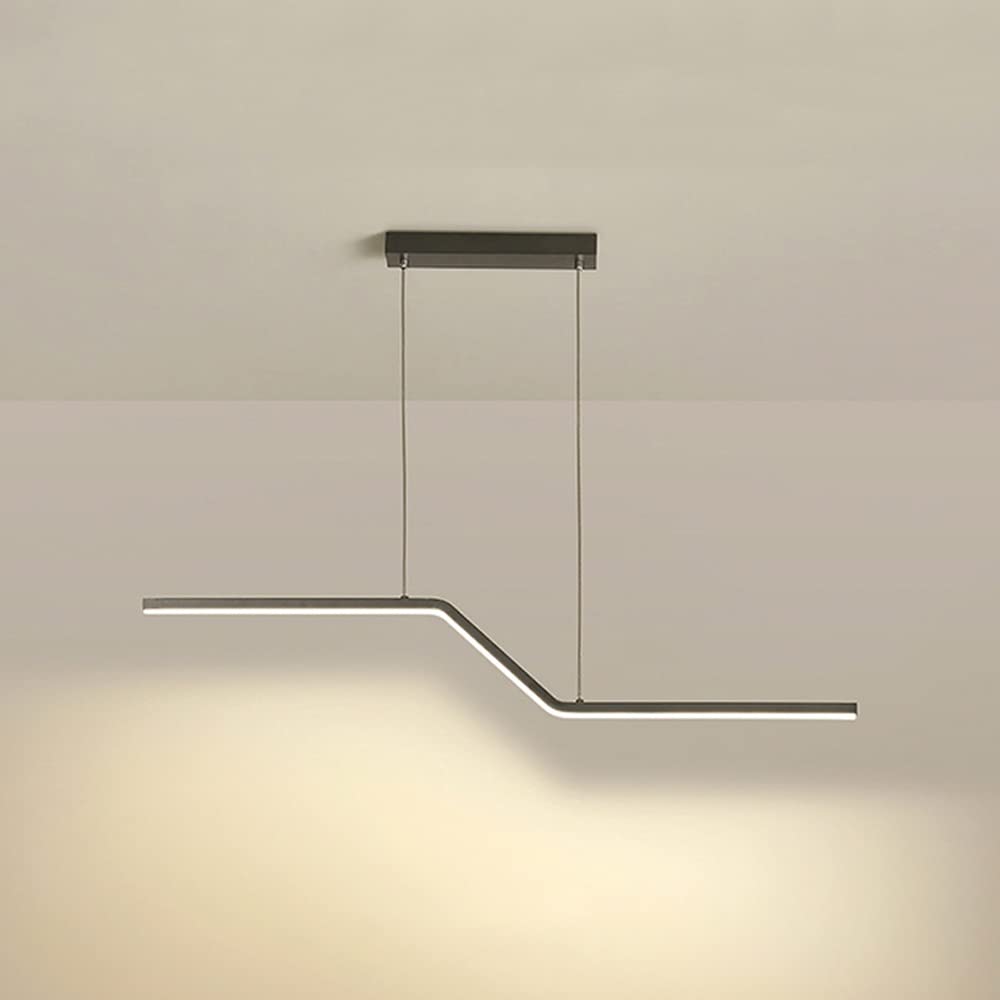 Lustre LED pour éclairer une grande table sans éblouir suspension réglable