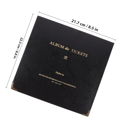 Álbum para entradas de conciertos y billetes de avión anti arrugas 3