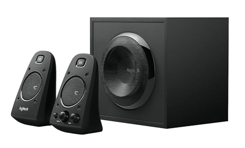 Image of Logitech Z623 THX 2.1 Speaker System with Subwoofer, THX Certified Audio, 400 Watts Peak Power, Deep Bass, Multi Device, 3.5mm & RCA Inputs, Easy Controls, PC /PS4 /Xbox /DVD Player /TV /Smartphone /Tablet