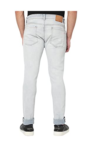 Image of Spykar Men's Slim Fit Low Rise Casual Jeans