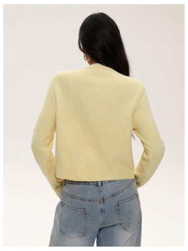 Image of SOLY HUX Women's Button Down Cropped Lightweight Cardigan Sweater | Cute Fall Fashion, 2026