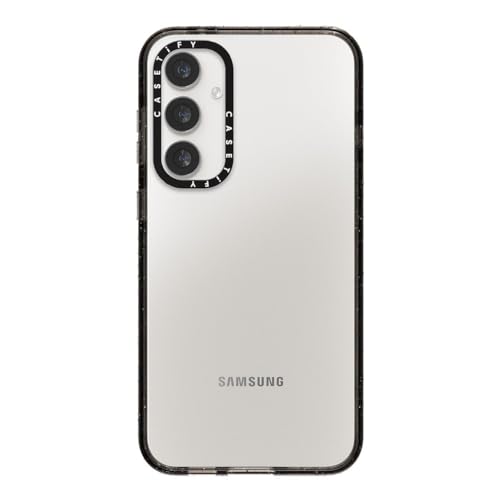 Coque Samsung S23 FE CASETiFY Impact Noir Transparent - Protection Antichoc Chic