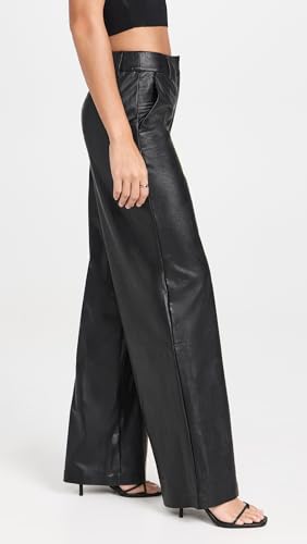 commando Women's Faux Leather Wide Leg Trousers4