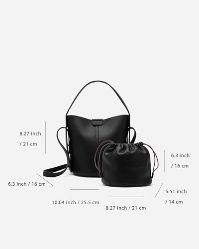 Women's Top Handle Satchel Handbag, Elegant Tote Purse with Detachable Shoulder Strap for Crossbody Wear2