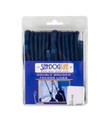 Part Synergy Replacement for Boat Fender Line Double Braided 3/8 Inch Navy 3 Inch Spliced Eye End
