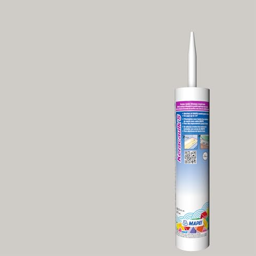 Image of Mapei Keracaulk S Premium, Paintable, Sanded, Siliconized Acrylic Caulk, Expertly Formulated to Match Grout Colors, 10 oz., 5077 Frost- Sanded