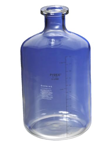 PYREX 13.25L Solution Carboy with Tooled Neck and Graduations 1596-13L (Single)