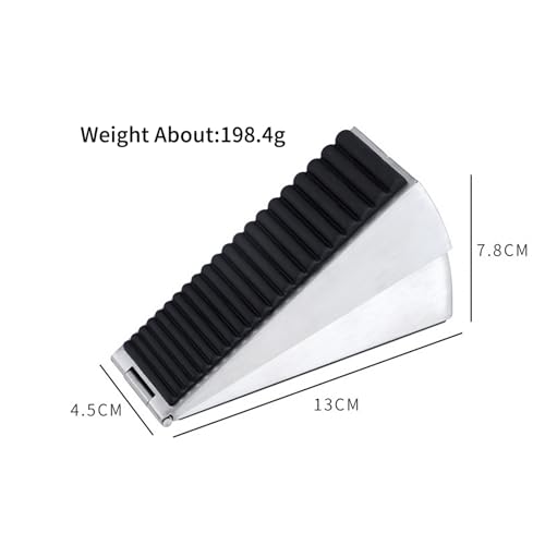 Yuiturt Door Stopper, Large Door Wedge, Heavy Duty Door Stop for Floor Non Slip Adjustable Spring Loaded - Image 2